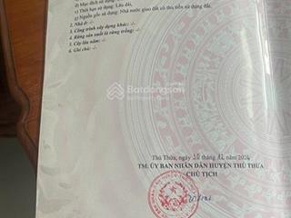 Đất đẹp giá tốt chính chủ bán gấp đất tại khu phố cầu xây, thị trấn thủ thừa, thủ thừa, long an