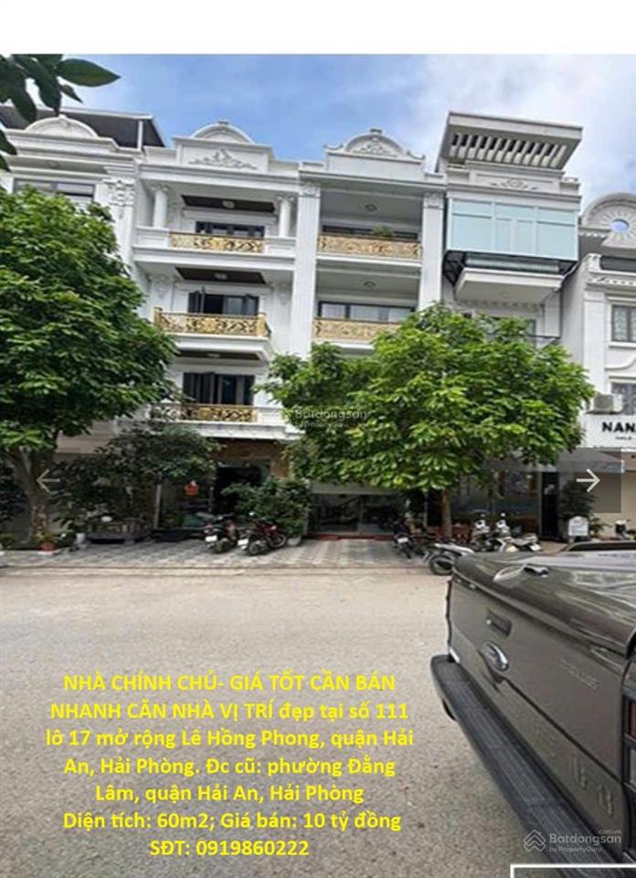 Nhà chính chủ giá tốt cần bán nhanh căn nhà vị trí đẹp tại quận hải an, hải phòng