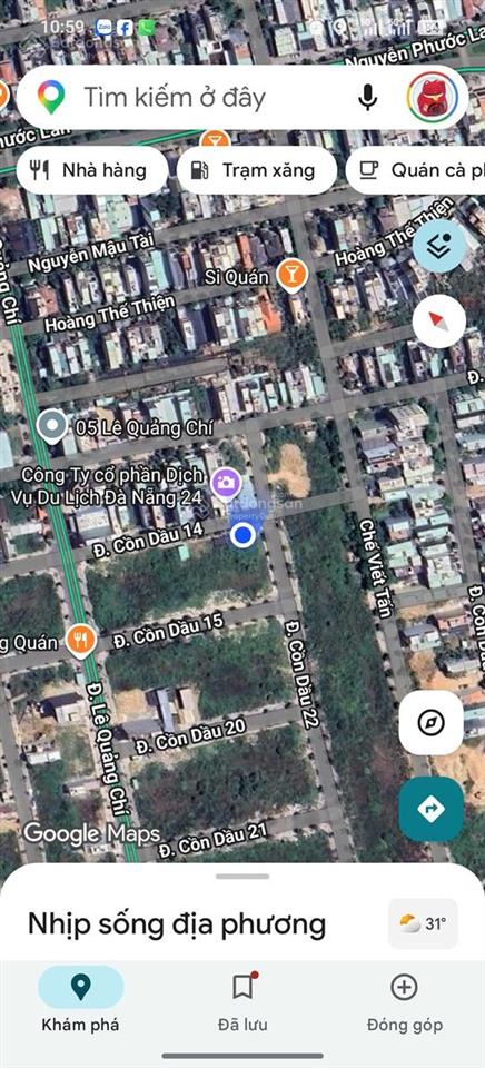 Đất đẹp  giá tốt  chính chủ cần bán lô đất đường cồn dầu 14, phường hòa xuân, q. cẩm lệ, đà nẵng.