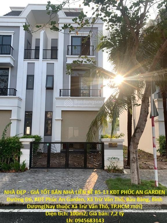 Nhà đẹp  giá tốt bán nhà liền kề b513 kđt phúc an garden  nhà đẹp, vị trí tiềm năng