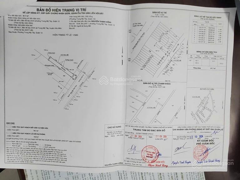 Hot cần bán lô đất  rẻ nhất khu vực  mặt tiền kép nguyễn ảnh thủ p. trung mỹ tây q12, tp.hcm