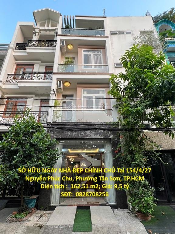 Sở hữu ngay nhà đẹp chính chủ tại nguyễn phúc chu, phường 15, quận tân bình, tp hồ chí minh