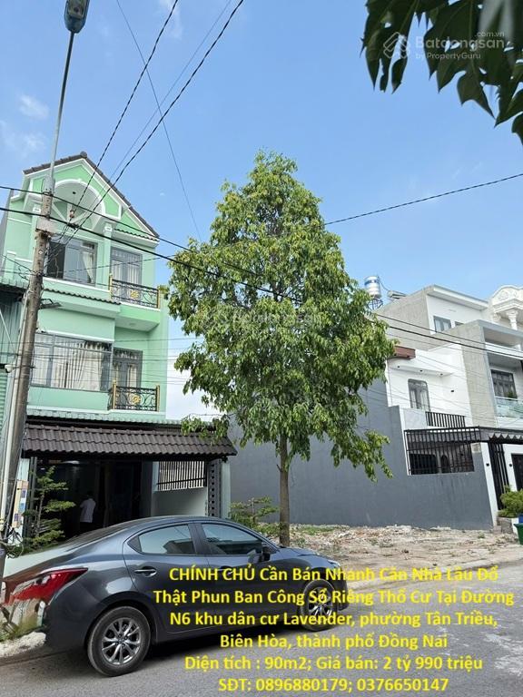 Chính chủ cần bán nhanh căn nhà lầu đổ thật phun ban công sổ riêng thổ cư tại biên hòa, tp đồng nai