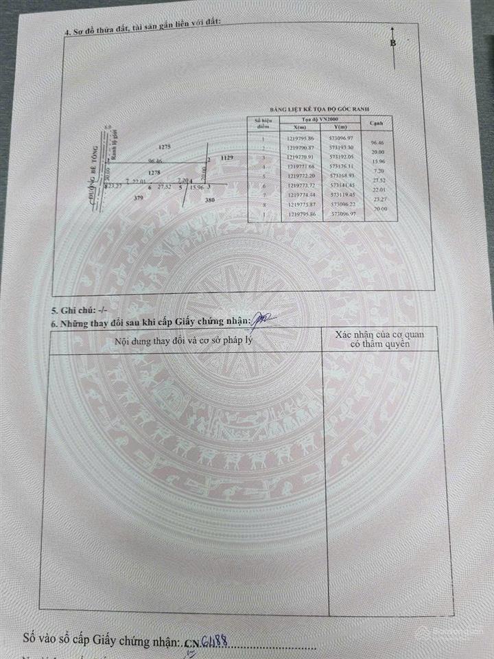 Hot chính chủ bán nhanh lô đất vị trí đắc địa tại phước thạnh, củ chi, tp hồ chí minh