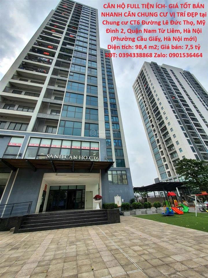 Căn hộ full tiện ích  giá tốt bán nhanh căn chung cư vị trí đẹp tại quận nam từ liêm, hn