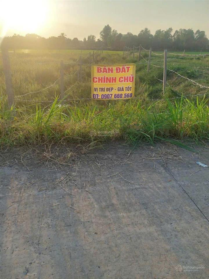 Hot hot chính chủ cần bán đất vị trí đẹp tại xã mỹ thạnh đông, đức huệ, long an