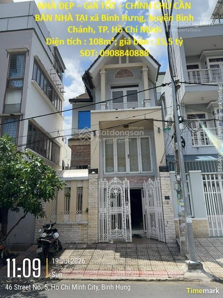 Nhà đẹp giá tốt chính chủ cần bán nhà tại xã bình hưng, huyện bình chánh, tp. hồ chí minh