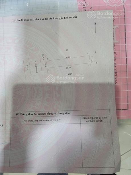 Đất chính chủ  giá tốt khu vực mỹ phước 2, thị trấn mỹ phước, huyện bến cát, tỉnh bình dương