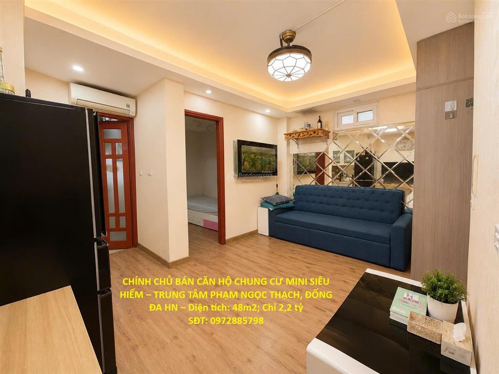 Chính chủ bán căn hộ chung cư mini siêu hiếm  trung tâm phạm ngọc thạch, đống đa hn  chỉ 2,2 tỷ