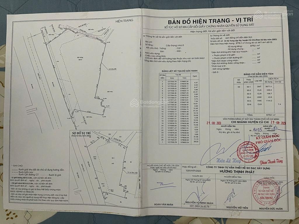 Đầu tư sinh lời chính chủ cần bán 5.700m đất 2 mặt đường, x. trung lập hạ, h. củ chi, tp. hcm