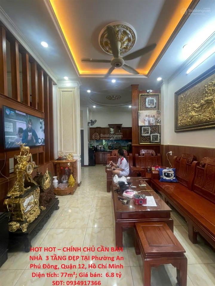 Hot hot chính chủ cần bán nhà 3 tầng đẹp tại phường an phú đông, quận 12, hồ chí minh