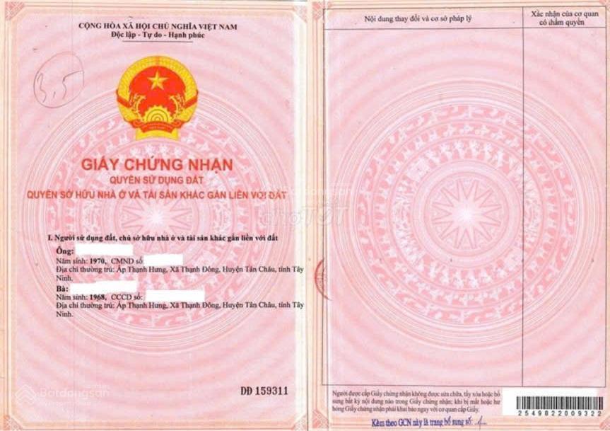 Đất chính chủ  siêu đẹp 3 mặt tiền tại xã thạnh bình, tân biên, tây ninh