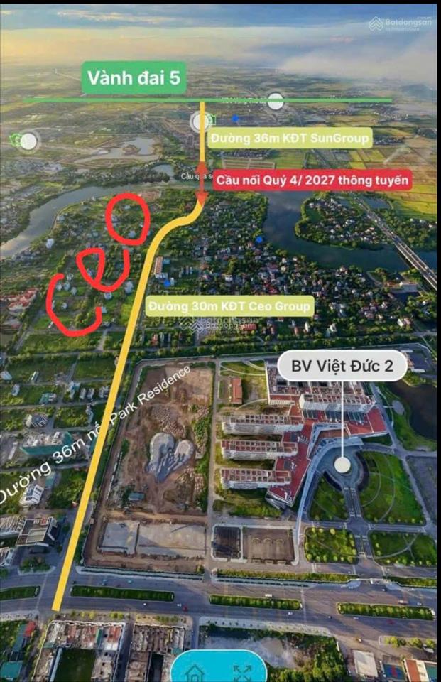 Hot hot chính chủ bán lô đất vàng vị trí đắc địa tại river silk city  ceo2  hà nam