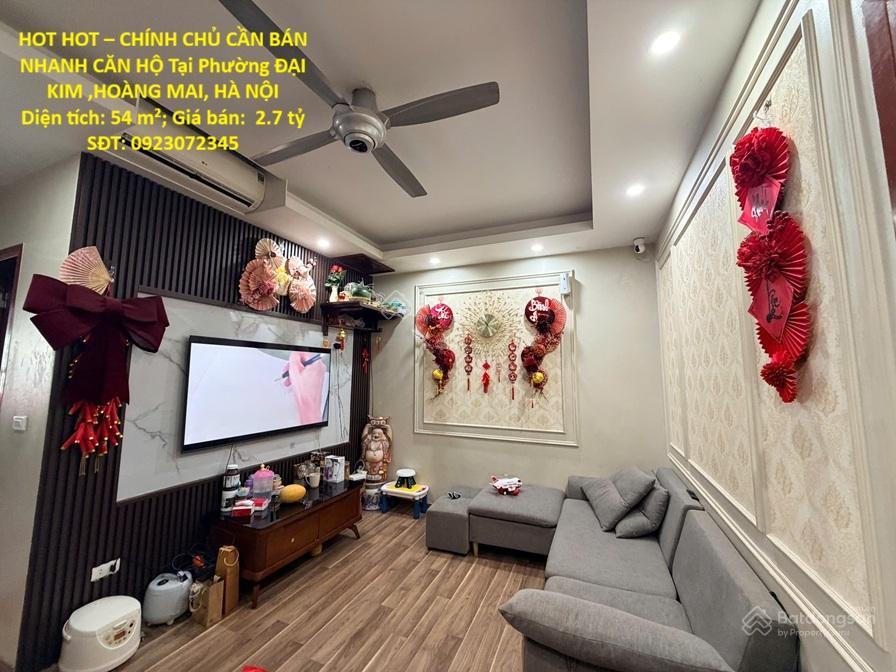 Hot hot chính chủ cần bán nhanh căn hộ tại phường đại kim, hoàng mai, hà nội
