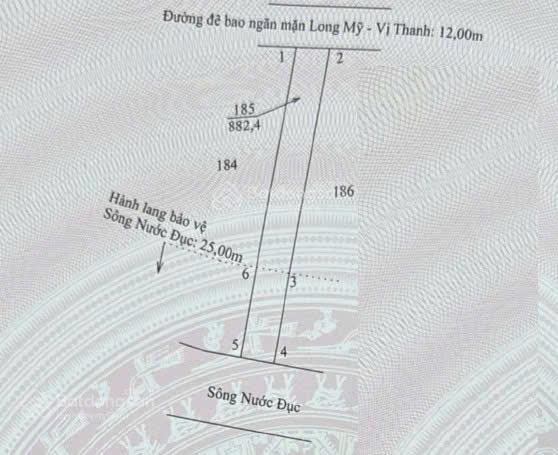 Bán nhanh đất gần chợ tư sáng, xã tân tiến, tp vị thanh,hậu giang cũ nay là xã hỏa lựu, tp cần thơ.