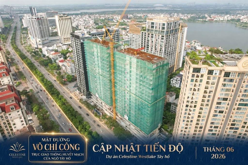 35.4 tỷ/ bán căn duplex 199,8m2, ban công view hồ tây tại dự án celestine westlake tây hồ