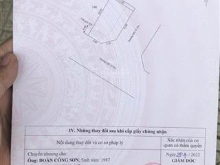 Lô góc 2 mặt tiền kqh tân mỹ thuận an đối diện trường thcs thuỷ tân giá chỉ 3 tỷ 2