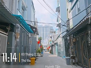 Hẻm xe hơi 2 mặt trước sau  huỳnh tấn phát p. phú thuận  4 x 16 vuông, ít lộ giới  chỉ 6.x tỷ