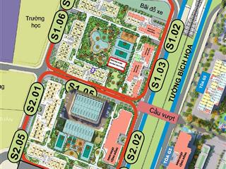 Shop 30m2  view nội khu rộng  toà s1.05  giá 6,5 tỷ  0961 266 ***