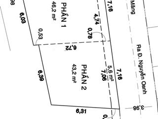 Bán lô đất vị trí cực đẹp. 1 xẹt nguyễn oanh. 48m2. chỉ 4.85 tỷ