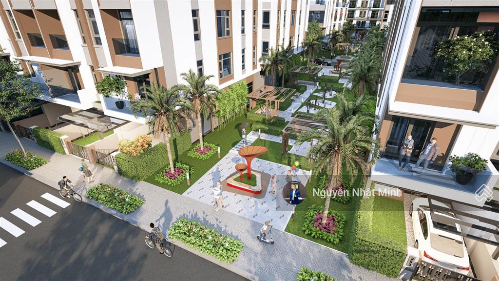 Thanh toán 1 tỷ nhận nhà, nhà phố 4 tầng khu phương trang, cách biển 700m, mua trực tiếp cđt