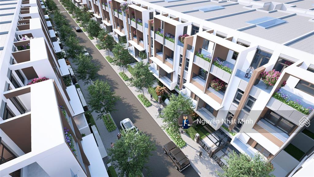 Thanh toán 1 tỷ nhận nhà, nhà phố 4 tầng khu phương trang, cách biển 700m, mua trực tiếp cđt