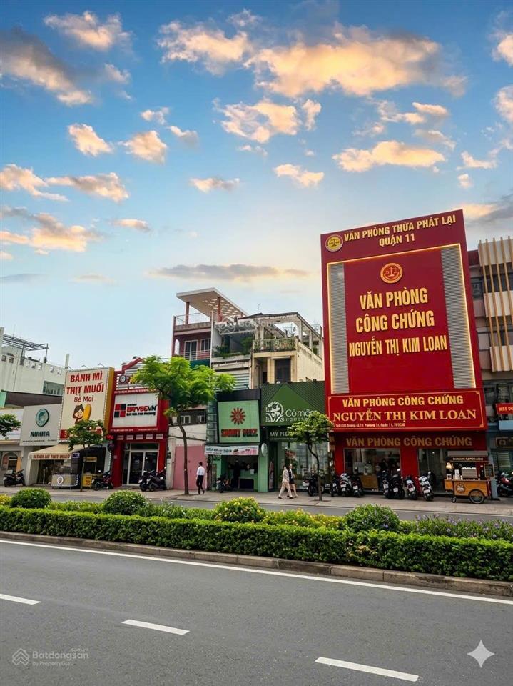 Bán gấp 2 mặt tiền kinh doanh trước sau lê đại hành quận 11