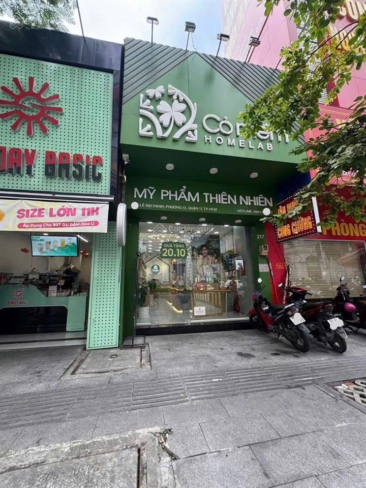 Bán gấp 2 mặt tiền kinh doanh trước sau lê đại hành quận 11