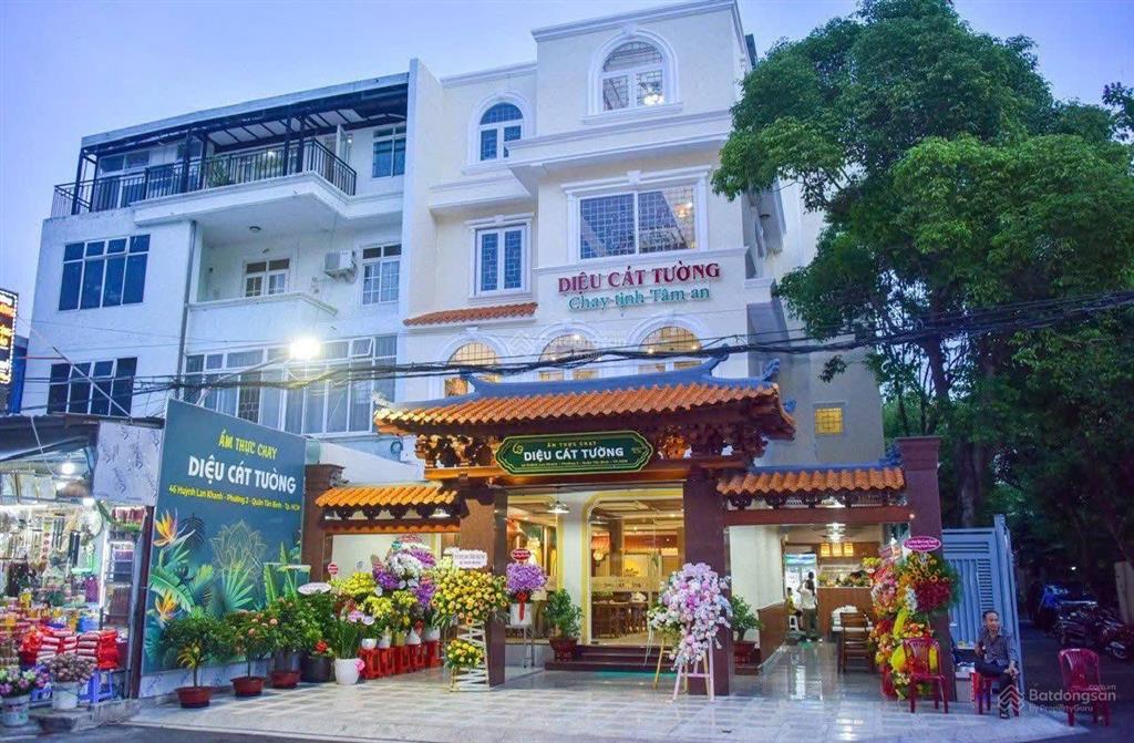 Bán gấp nhà hàng góc 2 mặt tiền huỳnh lan khanh, p.2, tân bình