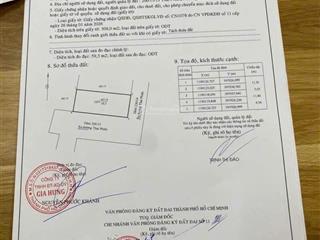 Bán gấp đất góc 2 mặt hướng khu vip p. 8 q. 11 cũ giá 6,8 tỷ
