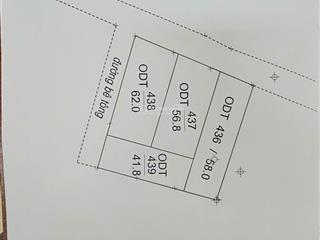 Lô góc hàng f0 vừa tách thửa, đường oto, gần khu công nghiệp, vành đai 4 thuận thành bắc ninh
