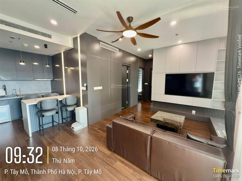 Cho thuê góc đẹp view hồ masteri west heights 2n+2vs góc