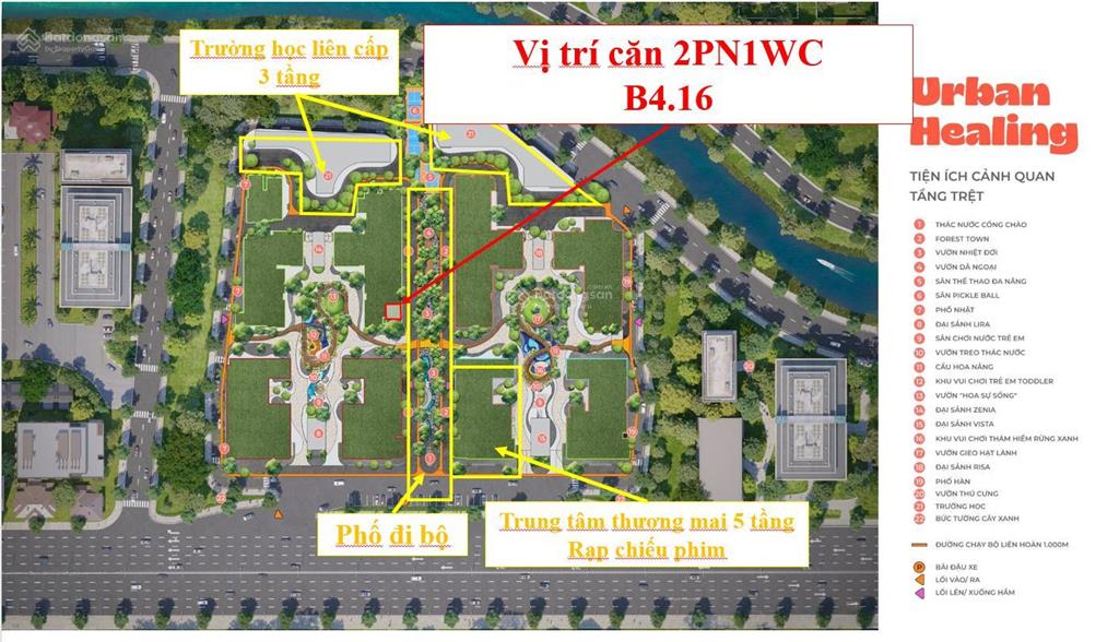 Chuyển nhượng, chỉ 3,1 tỷ sở hữu ngay căn hộ 2pn1wc tại tòa zenia tầng thấp view nội khu