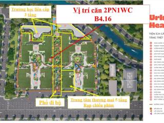 Chuyển nhượng, chỉ 3,1 tỉ sở hữu ngay căn hộ 2pn1wc tại tòa zenia tầng thấp view nội khu