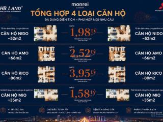 Căn 2pn 66m từ 2,52 tỷ booking sớm để chọn trục căn đẹp