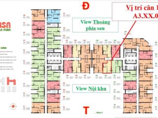 Chuyển nhượng căn 1pn tòa risa giá full chỉ 2,636 tỷ view nội khu tầng trung siêu đẹp