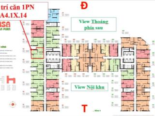 Chuyển nhượng căn 2pn tòa risa đơn giá chỉ ~ 49 triệu/m2 tầng trung đẹp