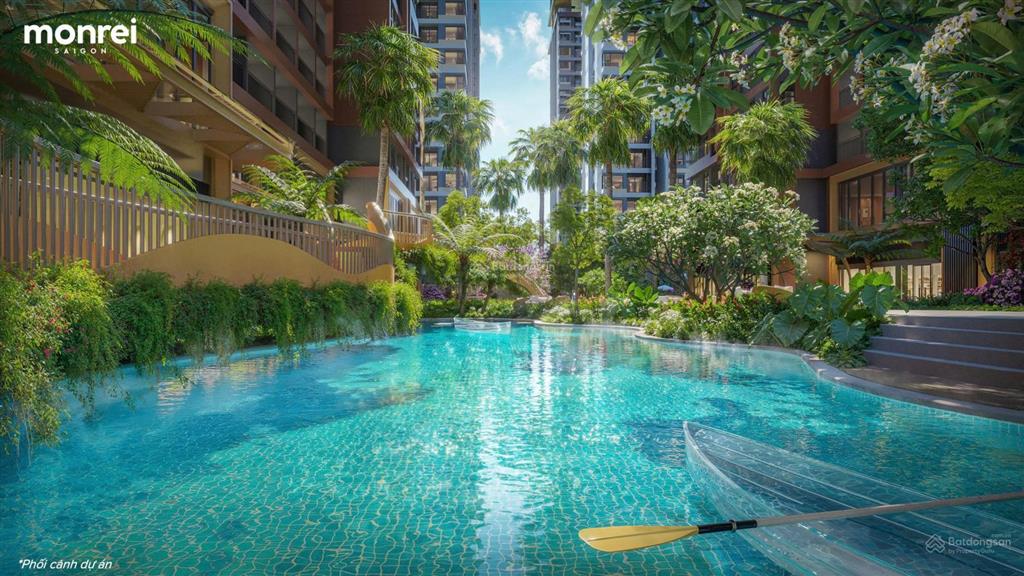Studio view nội khu tại monrei saigon dòng sản phẩm dễ khai thác cho thuê ở dự án