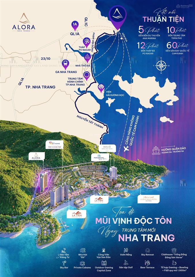 1pn alora nha trang giá từ 2,2 tỷ, năng suất cho thuê từ 13 đến 15tr/tháng
