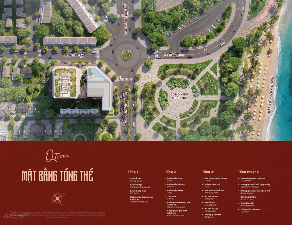 Q'terra quy nhơn | sở hữu vị trí đối diện quảng trường, liền kề biển