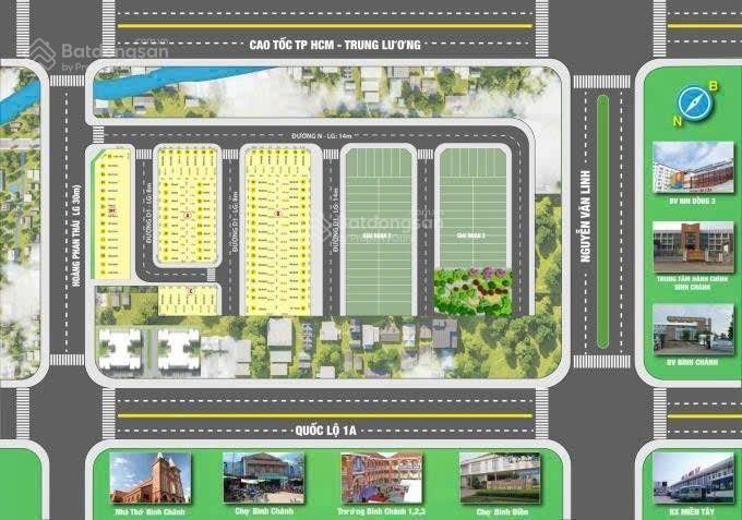 Bán 2 nền đất thổ cư giá rẻ xã bình chánh tphcm