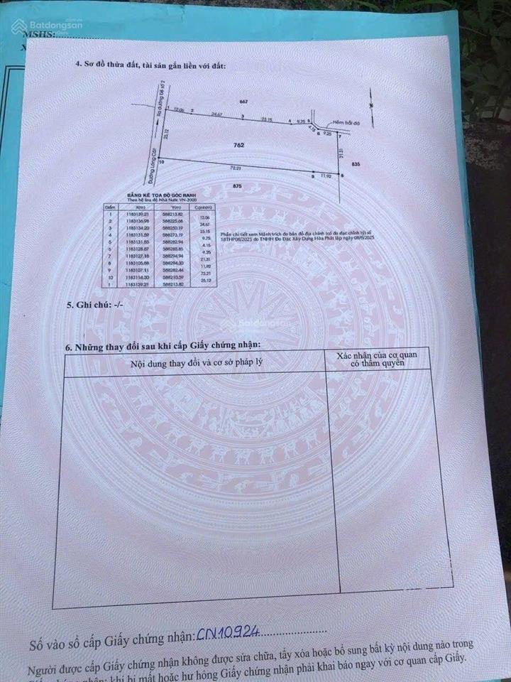 Bán lô đất 1963m mặt tiền nhựa láng cát tân nhựt bình chánh
