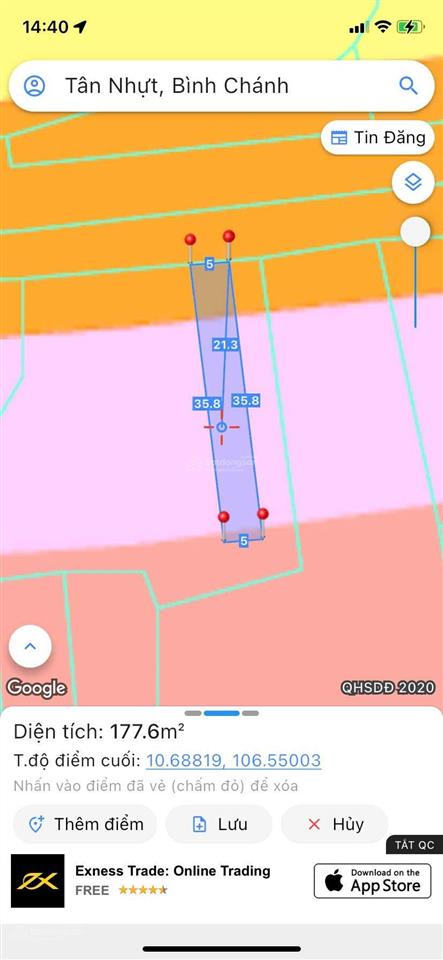 Bán lô đất thổ cư 178m mặt tiền nhựa tân long