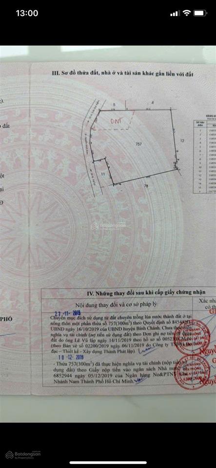 Bán lô đất giá rẻ tân nhựt bình chánh 2267m2