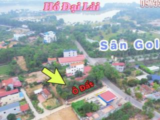 Bán ô góc mặt đường lê duẩn kinh doanh mọi mặt hàng 822m sát hồ và sân golf cách chợ 3 bước chân.