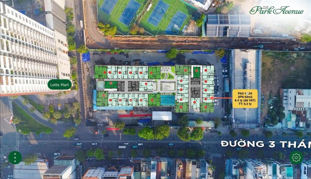 The park avenue  3/2 của novaland 2pn/2wc/6,4 tỷ đã vat  0902 385 ***