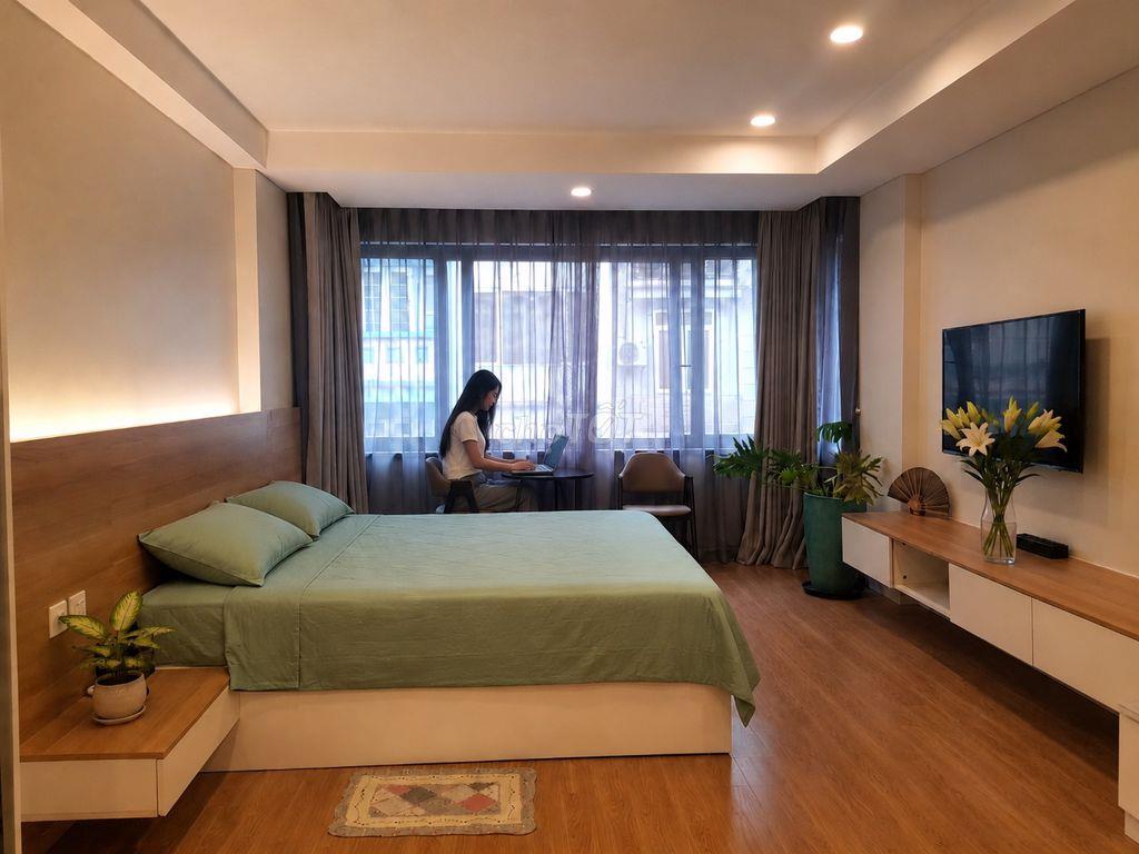 Studio full đồ 20m² – 2 phút ra Hồ Tây – chỉ 5 triệu/tháng
