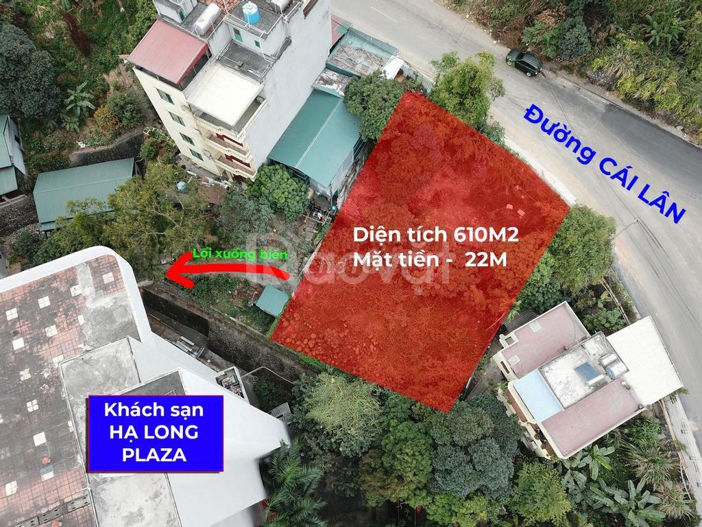 Bán 610m² đất mặt đường Hải Quân, Bãi Cháy – View biển & cầu Bãi Cháy