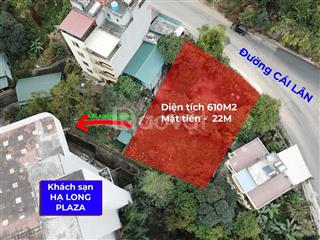 Bán 610m² đất mặt đường Hải Quân, Bãi Cháy – View biển & cầu Bãi Cháy