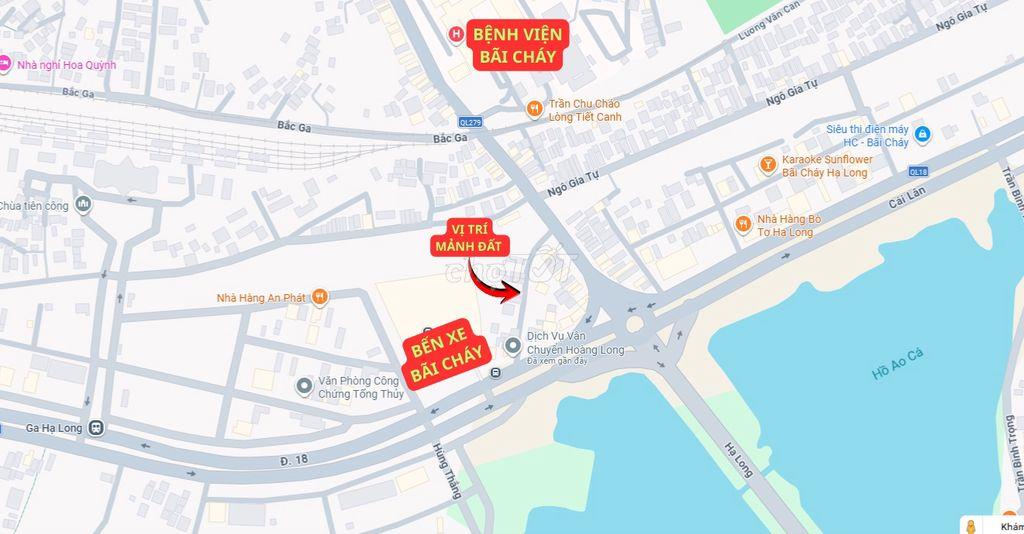 Bán đất mặt đường Giếng Đáy, Hạ Long - 121m2, sát Bến xe Bãi Cháy